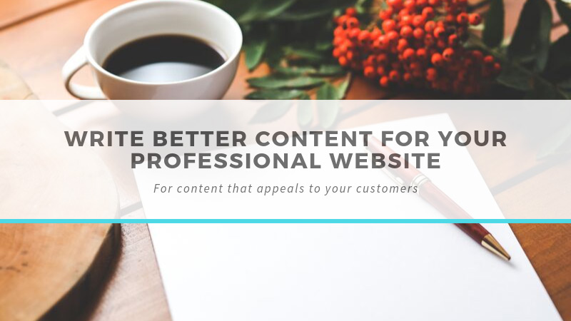 How to write better content for your website