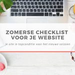 Zomerse checklist voor je website